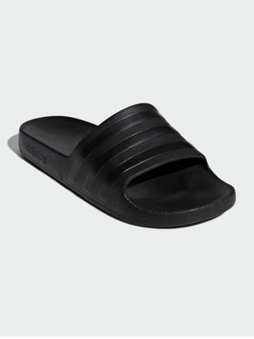 Adidas Adilette Aqua Black Slides New - Picture 3 of 7